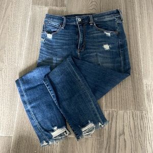 A&F Ripped Skinny Jeans